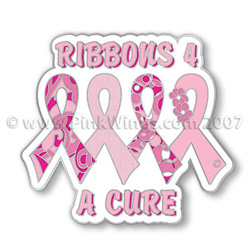 Ribbons 4 A Cure Pink Ribbon Pin